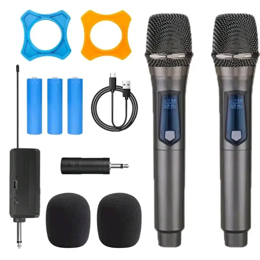 [BUNJANG] KEBIDUMEI 2.4G Portable Wireless Microphone Set (2 Units) / 21$[새제품*] 2개 휴대용 무선마이크