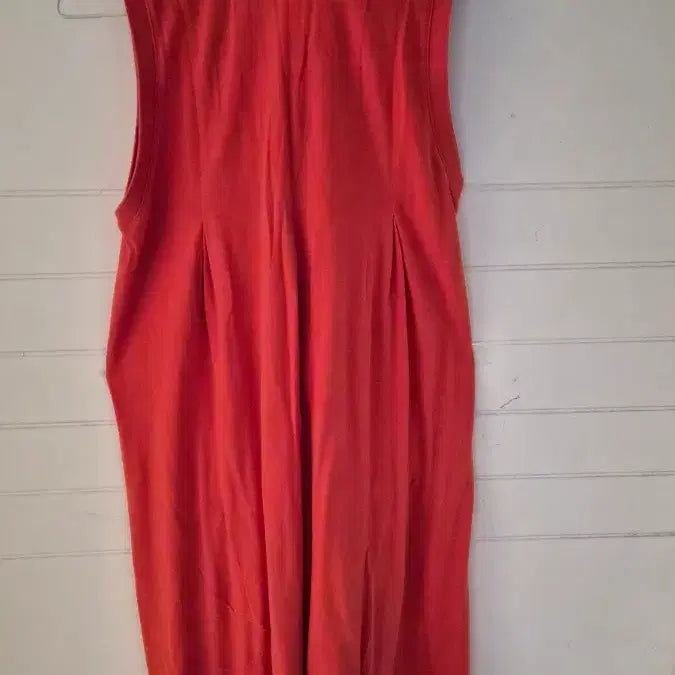 [BUNJANG] Lacoste Sleeveless Polo Shirt Orange / 라코스테