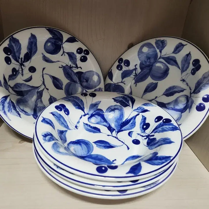 [BUNJANG] Antique Italian Celadon Porcelain Plate / 엔틱 이태리  청화도자기 접시