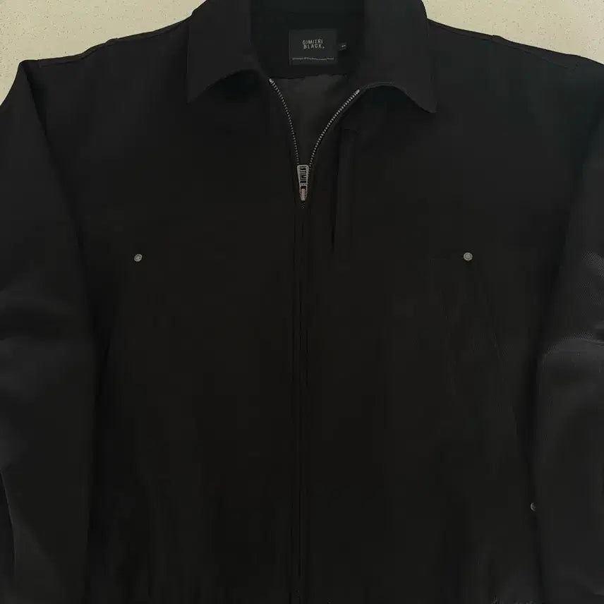 [BUNJANG] Dimitri Black Blouson Jacket Black / (1, 95~100) (새 상품) 디미트리블랙 블루종 블랙