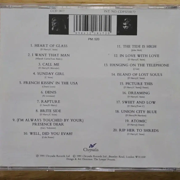 [BUNJANG] Blondie The Very Best Of Deborah Harry And Blondie CD / CD 음반 BLONDIE 블론디- The Very Best