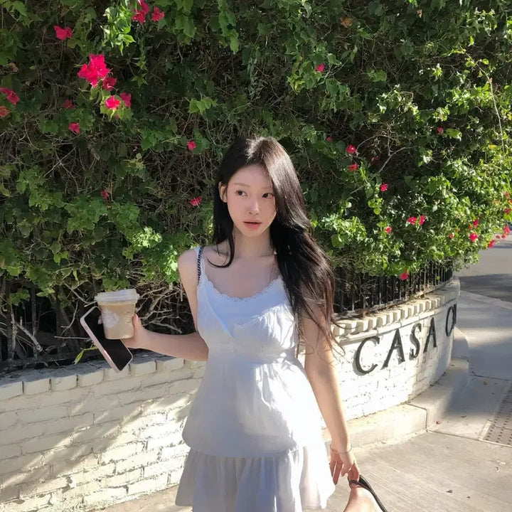[BUNJANG] LEEDS Bloom Sleeveless Ivory / 새상품) 샵리즈 leeds 블룸 bloom 슬리브리스 아이보리