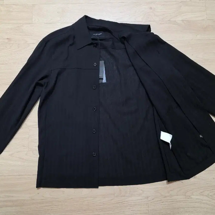 [BUNJANG] JILLSTUART NEW YORK Crinkle See-through Shirt Jacket (M) / 질스튜어뉴욕 크링클 시스루 셔츠 자켓 M 100-103 정가 32만원
