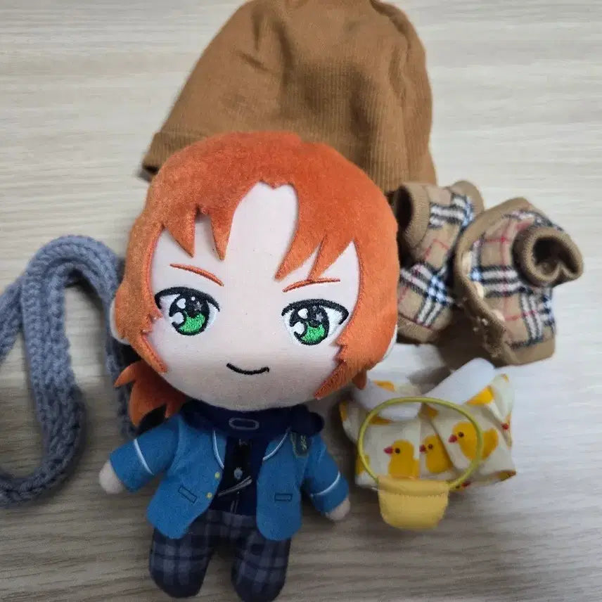 [BUNJANG] Ensemble Stars Leo Uniform Plush and Outfit Bundle Set / 앙스타 레오 교복누이 및 누이옷 일괄 양도