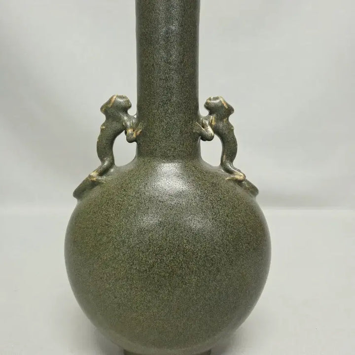 [BUNJANG] Chinese Tea Leaf Glaze Vase / 중국도자기 다엽말유 병