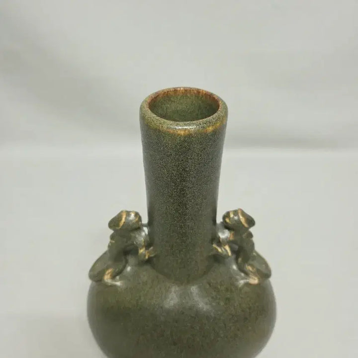[BUNJANG] Chinese Tea Leaf Glaze Vase / 중국도자기 다엽말유 병