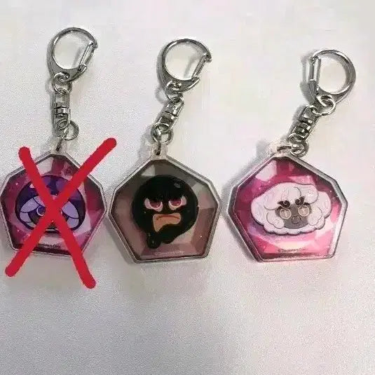 [BUNJANG] Cookie Run Kingdom Soul Stone Keychain (Fire Spirit, Poison Mushroom, Muscle, Cloud Hae-tae) / 쿠키런 킹덤 오븐브레이크 영혼석 키링 (근육,구름해태)