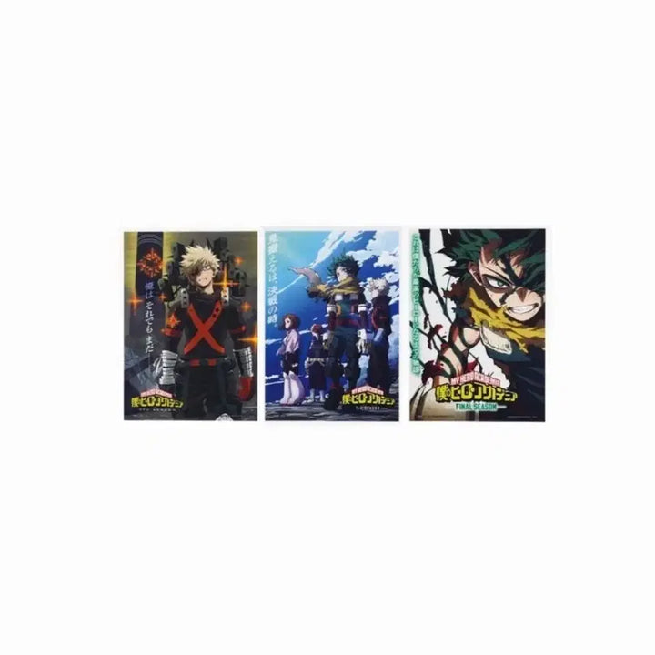 [BUNJANG] My Hero Academia Ichiban Kuji Prize H Poster Bundle Set / 나의 히어로 아카데미아 쿠지 제일복권 H상 포스터 바쿠고 미도리야 일괄
