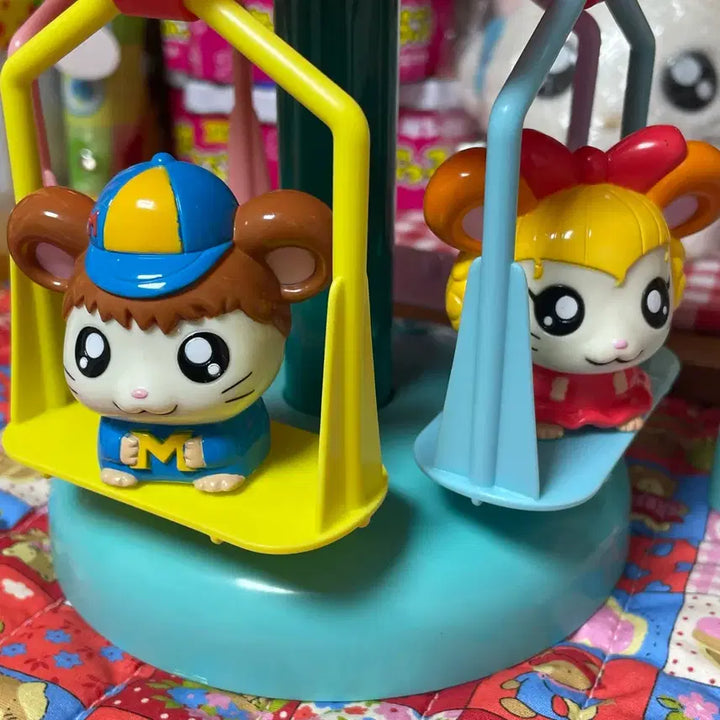 [BUNJANG] Hamtaro Happy Meal Playset Figures / 방가방가햄토리 해피밀 놀이기구 피규어