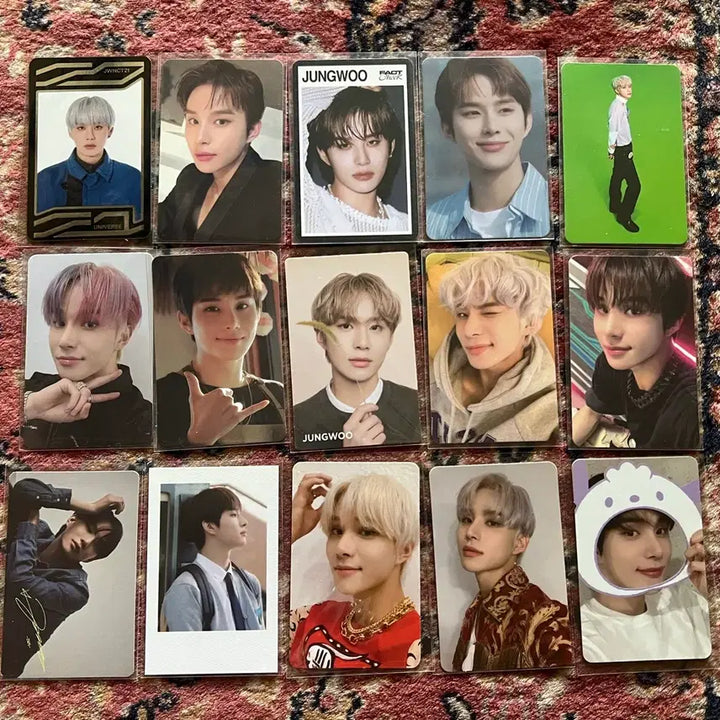 [BUNJANG] NCT 127 Jungwoo Photocard Bundle Set (47 pcs) / NCT 127 김정우 공식 포카 47장 일괄