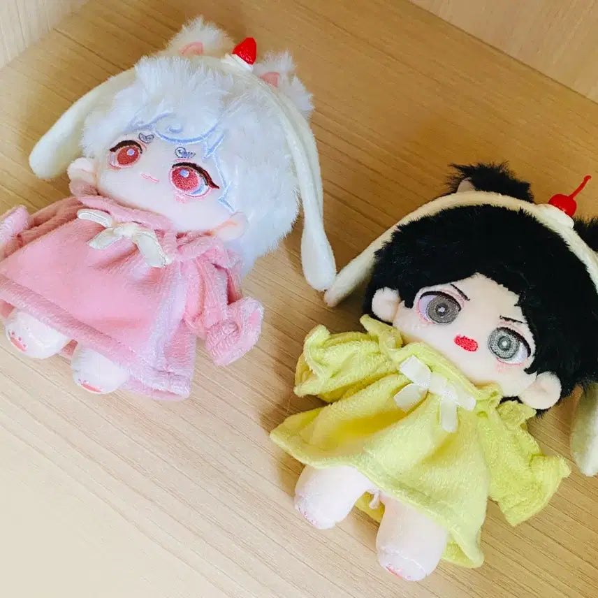 [SOLD OUT] 10cm 메론소다 딸기크림 폭신원피스 인형옷 / 솜인형옷 떨옷