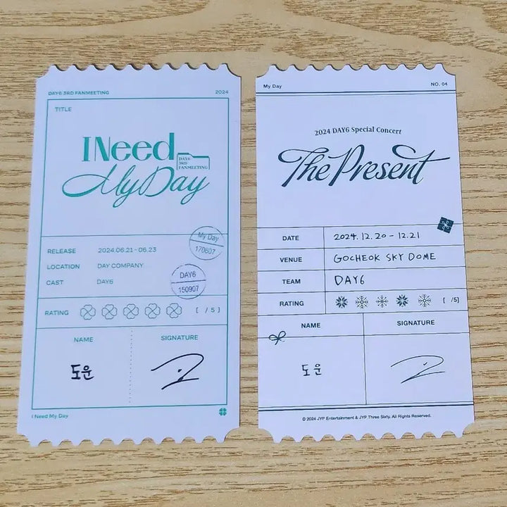 [BUNJANG] DAY6 Fanmeeting Concert Phototicket Doon Bundle Set / 일괄) 데이식스 팬미팅,클콘 포토티켓 도운