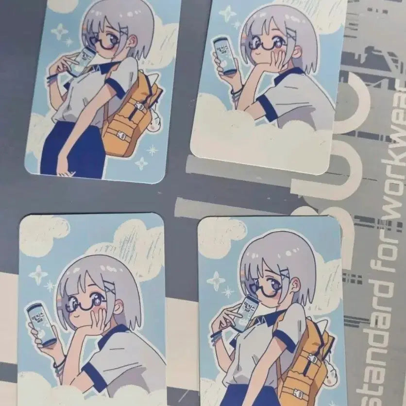 [BUNJANG] Stray Live Milkyis Uni Photocard Set (4 pcs) / 스텔라이브 밀키스 유니 포토카드 4장