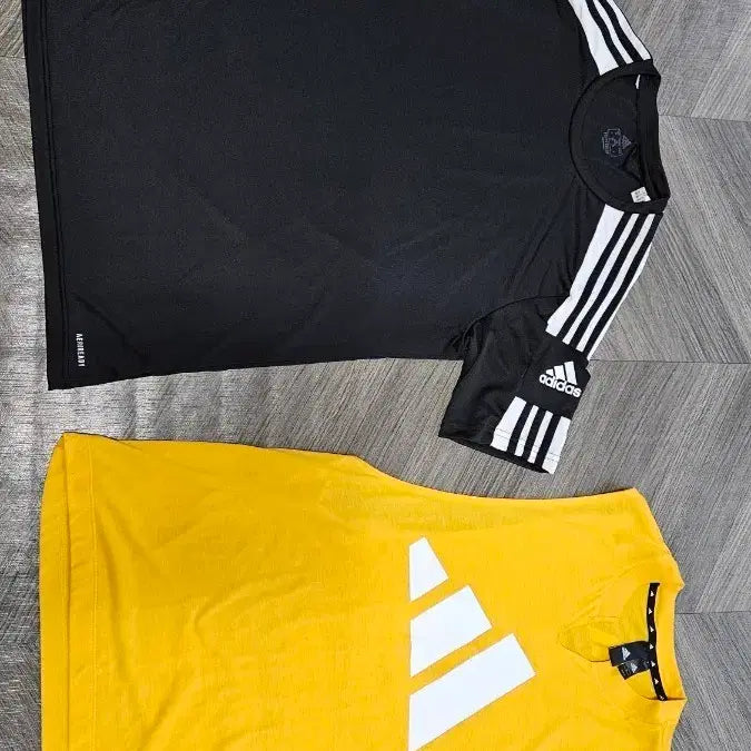 [BUNJANG] Adidas Two Patch T-Shirt + Gym Tank Top Bundle / <1+1 템!> 아디다스 투패치 티셔츠!+헬스나시!(feat.XL/L)