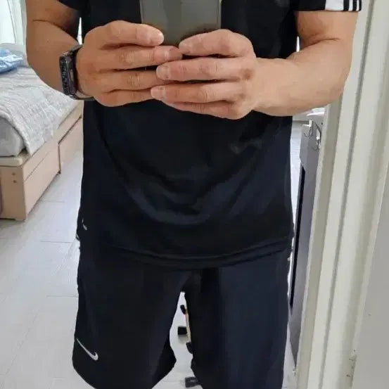 [BUNJANG] Adidas Two Patch T-Shirt + Gym Tank Top Bundle / <1+1 템!> 아디다스 투패치 티셔츠!+헬스나시!(feat.XL/L)