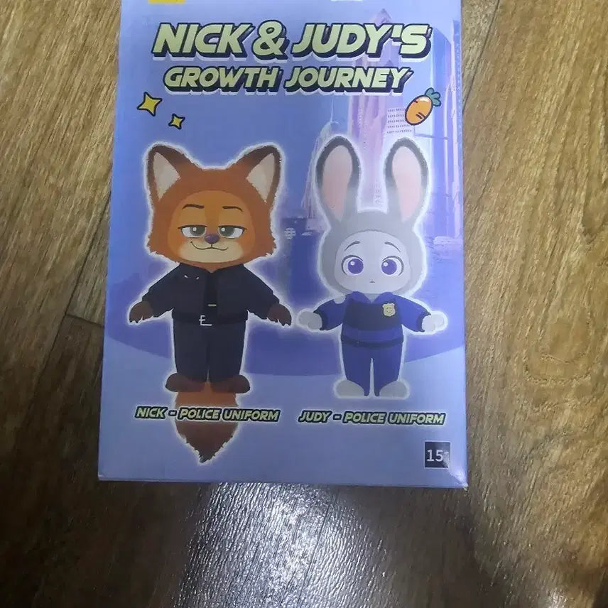 [BUNJANG] Zootopia Nick &amp; Judy Police Uniform Figures / 주토피아 닉 &amp; 주디 경찰 유니폼 피규어