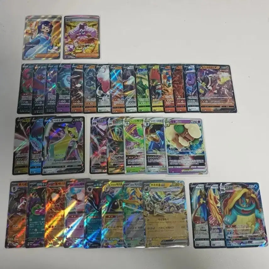 [BUNJANG] Pokemon Card Bundle Set - Jurii SR, Yukari SAR, RR Cards / 포켓몬카드 엘범용 주리SR, 유카리 SAR, RR 카드 등 일괄