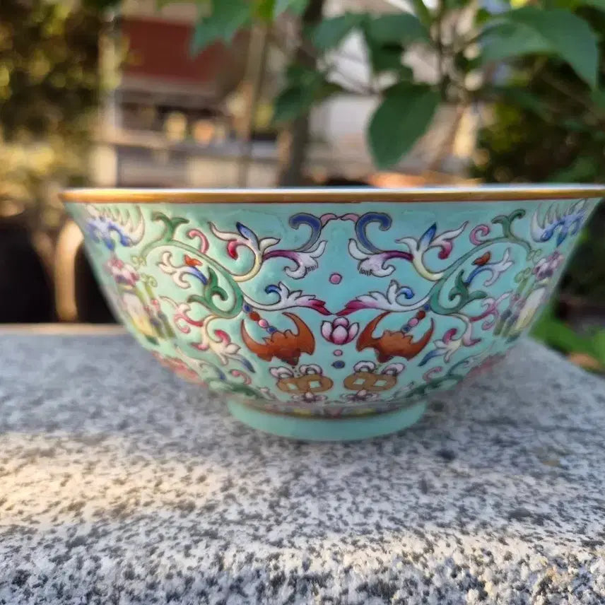 [BUNJANG] Daoguang Mark Enamel Bowl / 중국도자기 도광년제 관지 법랑 완
