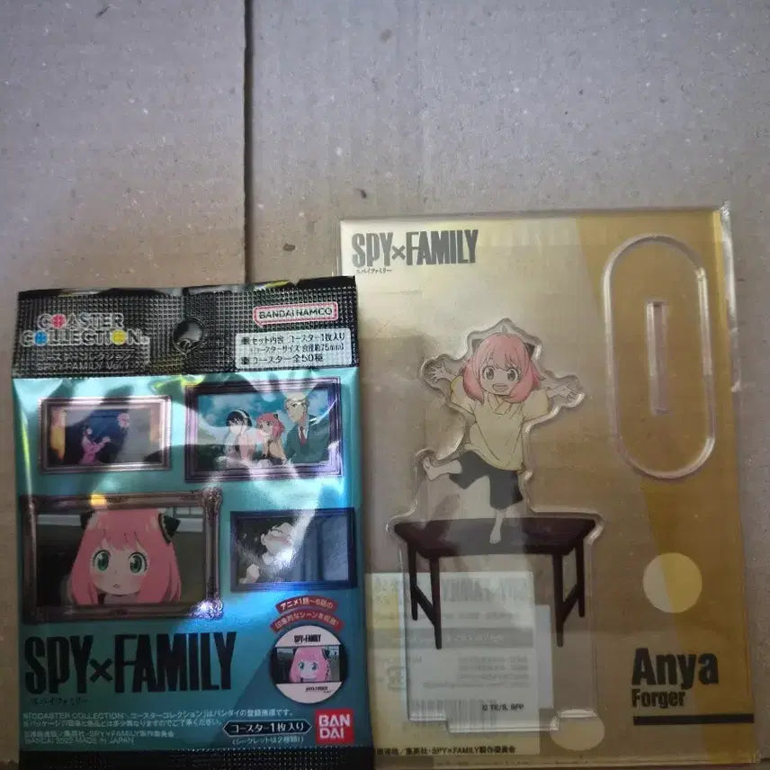 [BUNJANG] Spy x Family Anya Coaster Collection &amp; Acrylic Stand Bundle Set / 스파이 패밀리 아냐 코스터 콜렉션 + 아크릴 스탠드 일괄