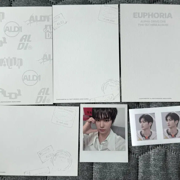 [BUNJANG] ALDIONE Jo Woo Jin Postcard Set / 알디원 안신 조우안신 엠디 엽서 세트
