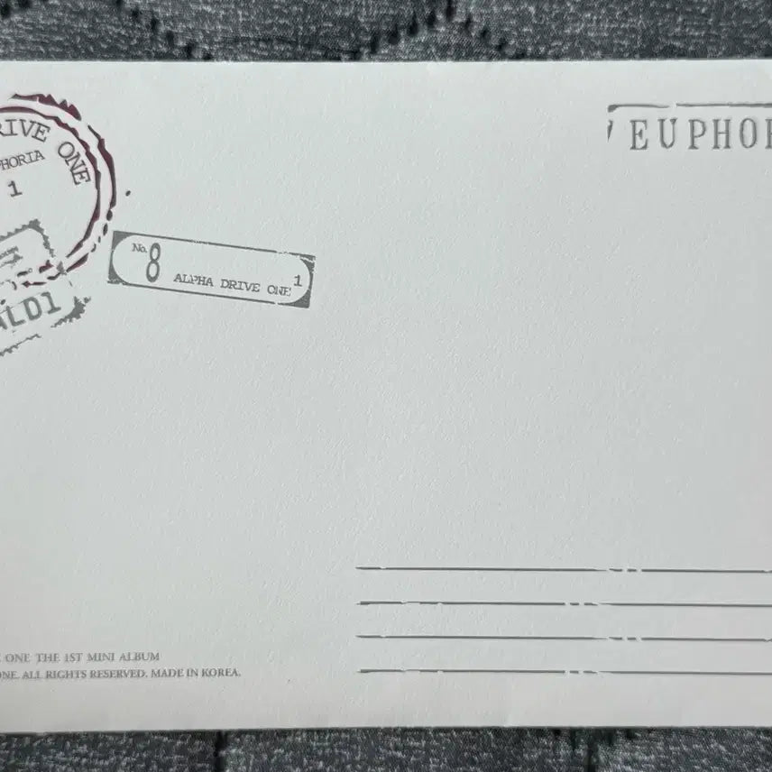 [BUNJANG] ALDIONE Jo Woo Jin Postcard Set / 알디원 안신 조우안신 엠디 엽서 세트