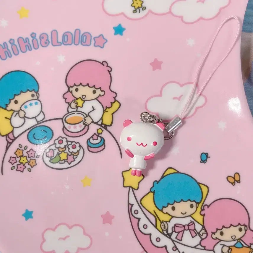 [BUNJANG] Momo Panda Strap Keychain Classic Figure Kidult Heisei San-X / 모모판다 스트랩 키링 고전 피규어 키덜트 헤이세이 산엑스