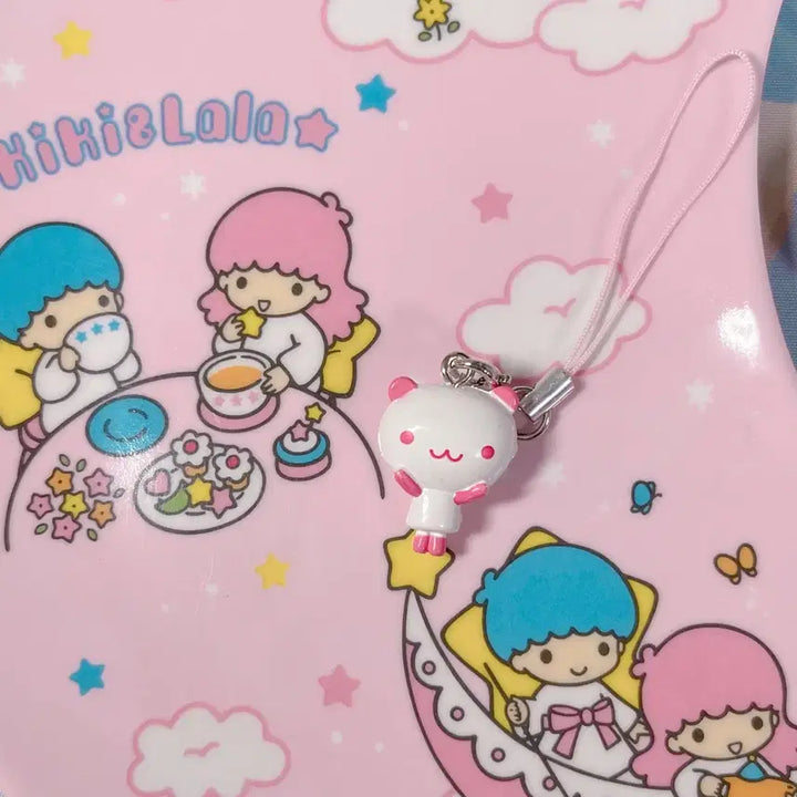 [BUNJANG] Momo Panda Strap Keychain Classic Figure Kidult Heisei San-X / 모모판다 스트랩 키링 고전 피규어 키덜트 헤이세이 산엑스