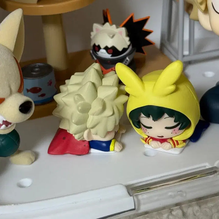 [BUNJANG] My Hero Academia Bakugo &amp; Todoroki "Look Up" &amp; "Onemutan" &amp; Mega Cat &amp; Mega Cat "Bag Dog" Figure Bundle Set / [일괄] 히로아카 나히아 바쿠고 룩업 바쿠독 오네무탄 메가캣 피규어