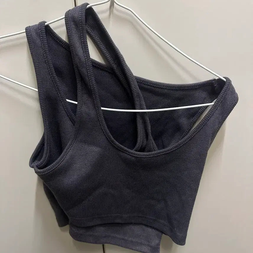 [BUNJANG] Shop Cider Cropped Ribbed Tank Top XS / 샵사이다 크롭 나시 xs 새상품