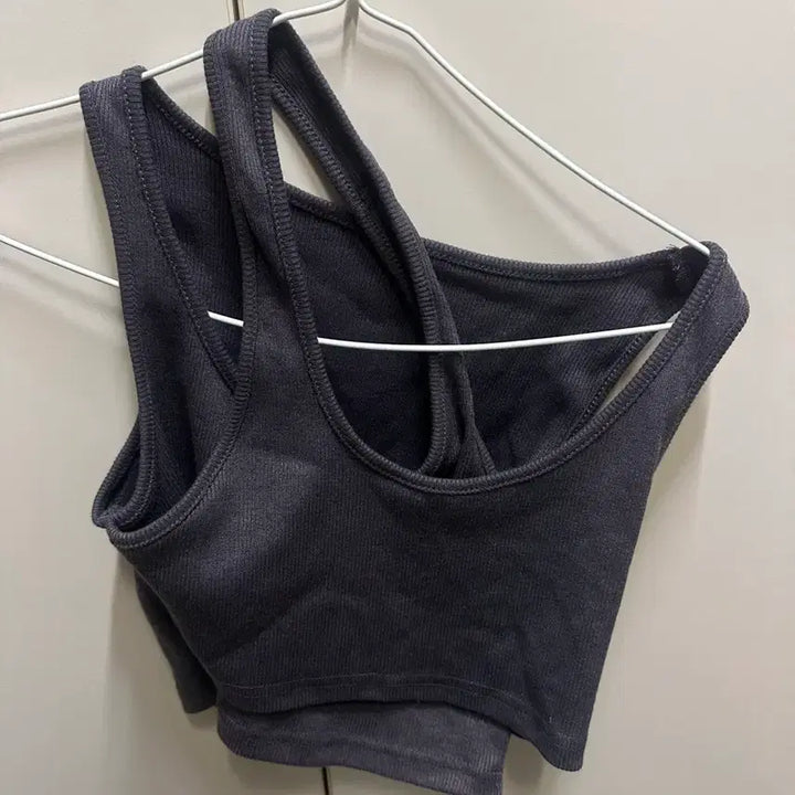 [BUNJANG] Shop Cider Cropped Ribbed Tank Top XS / 샵사이다 크롭 나시 xs 새상품