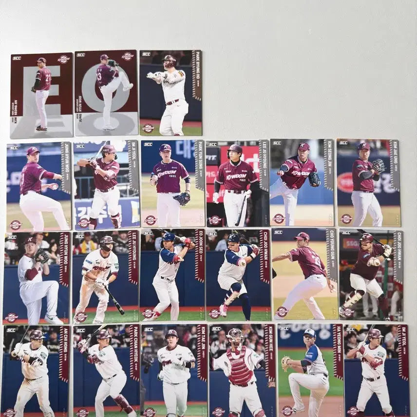 [BUNJANG] Kiwoom Heroes 2026 KBO Alphabet Normal Card Bundle / 키움히어로즈 2026 kbo 카드 키움 알파벳 키움 노멀 카드