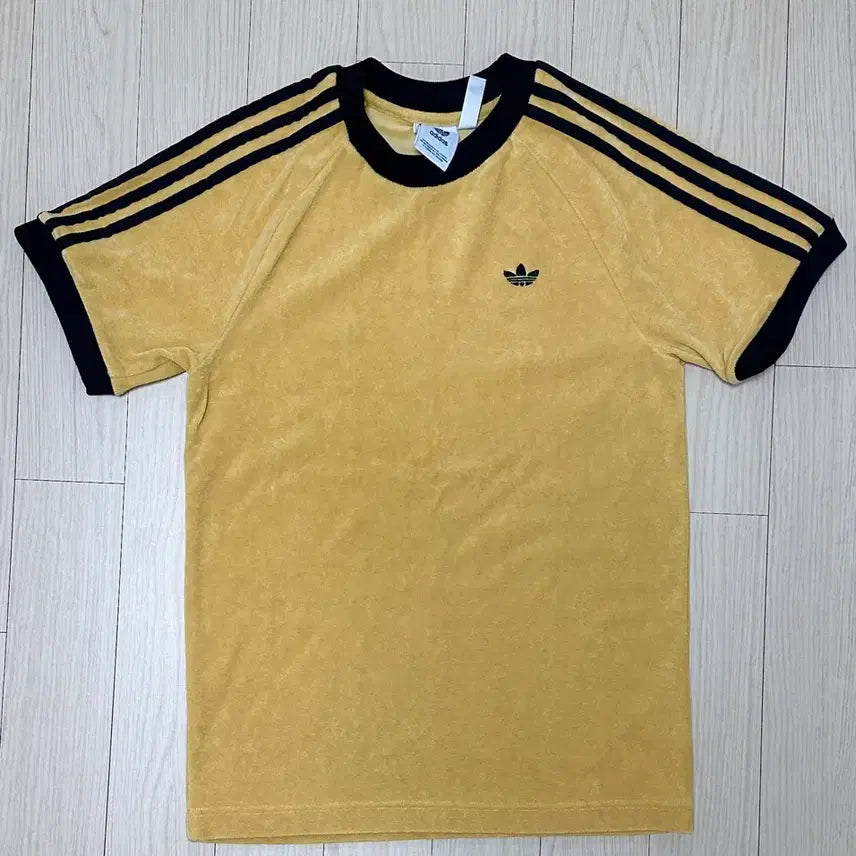 [BUNJANG] Adidas Terry 3-Stripe Short Sleeve T-Shirt / 아디다스 테리 3-stripe 반팔