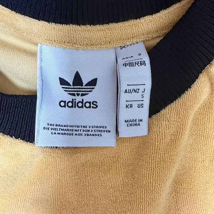 [BUNJANG] Adidas Terry 3-Stripe Short Sleeve T-Shirt / 아디다스 테리 3-stripe 반팔
