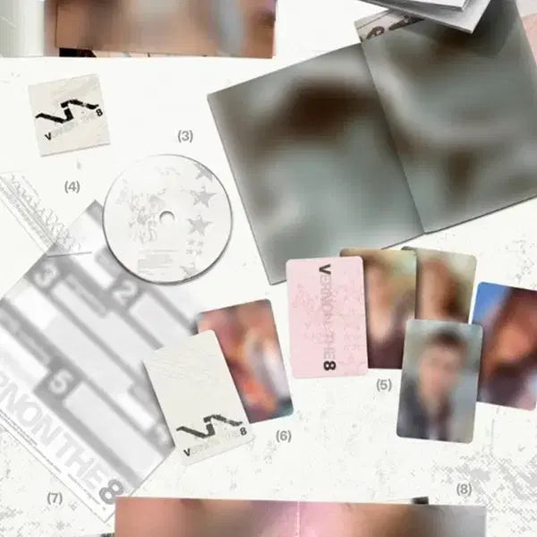 [BUNJANG] SEVENTEEN V8 Vernon The8 Mini Album Vol. 1 Unit Set (Sealed) / [미개봉 양도 / 무료배송] 세븐틴 V8 버논 디에잇 미니1집 set