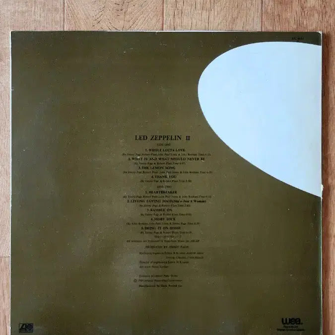 [BUNJANG] Led Zeppelin 1993 Warner License Vinyl Record / Led Zeppelin 희귀 93년 워너직배 ex+ / m , nm+
