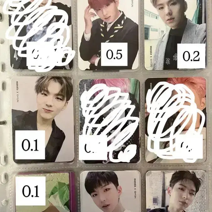 [BUNJANG] MONSTA X Kihyun Album Photocard / 몬스타엑스 기현 앨범 포카 포토카드