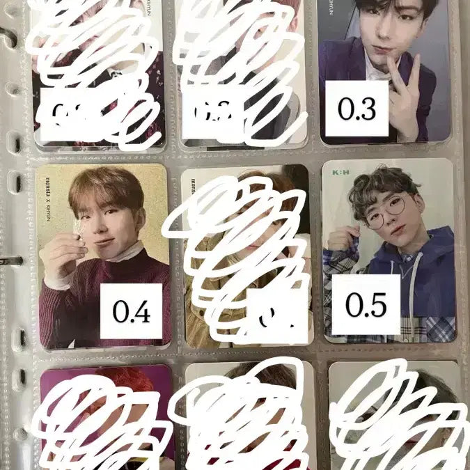 [BUNJANG] MONSTA X Kihyun Album Photocard / 몬스타엑스 기현 앨범 포카 포토카드