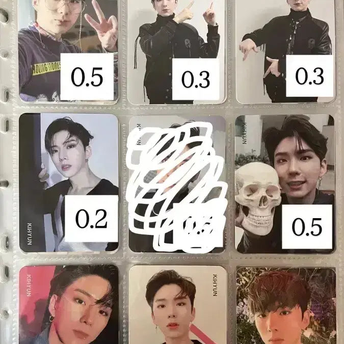 [BUNJANG] MONSTA X Kihyun Album Photocard / 몬스타엑스 기현 앨범 포카 포토카드