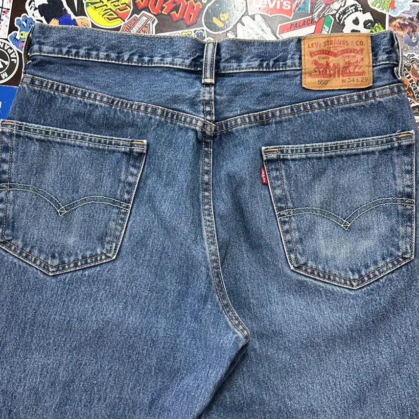 [SOLD OUT] 리바이스 550 컷오프 데님 쇼츠 34