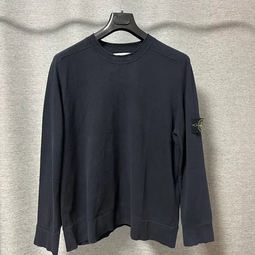 [BUNJANG] Stone Island Wool Knit Black XL / 스톤아일랜드 울 니트 블랙 (XL)