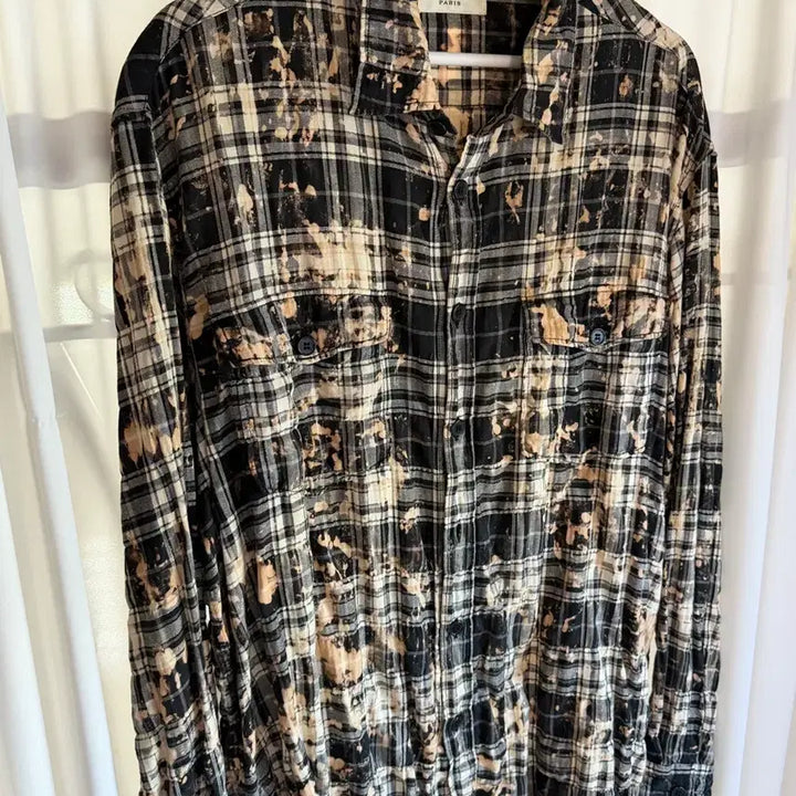 [BUNJANG] Saint Laurent Hedi Slimane Flannel Check Shirt / 생로랑 에디슬리먼 플란넬 체크 셔츠