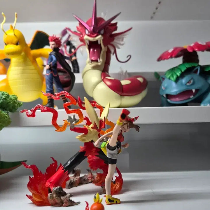 [BUNJANG] Pokemon Scale World Blaziken &amp; Zoroark Resin Figure / 포켓몬 스케일월드 레진 번치코+야차모