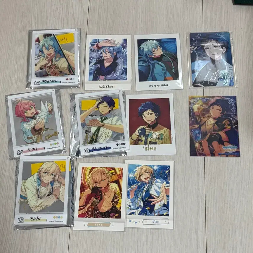 [BUNJANG] Ensemble Stars Fine Yuzuru Toru Eichi Wataru Acrylic &amp; Pascha Bundle Set / 앙스타 피네 유즈루 토리 에이치 와타루 만남 아크릴 파샤