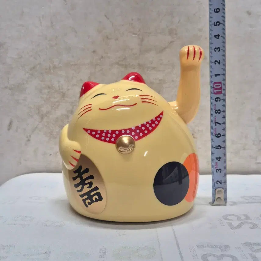 [BUNJANG] Antique Lucky Cat Figurine / [도자기공주골동품] 복 고양이 (6번) +++
