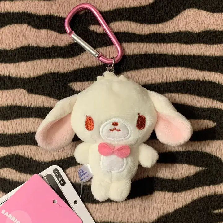 [BUNJANG] Sanrio Sugarbunnies Shirousa Carabiner Mini Mascot Keyring / 산리오 슈가바니즈 시로우사 카라비너 미니 마스코트 키링