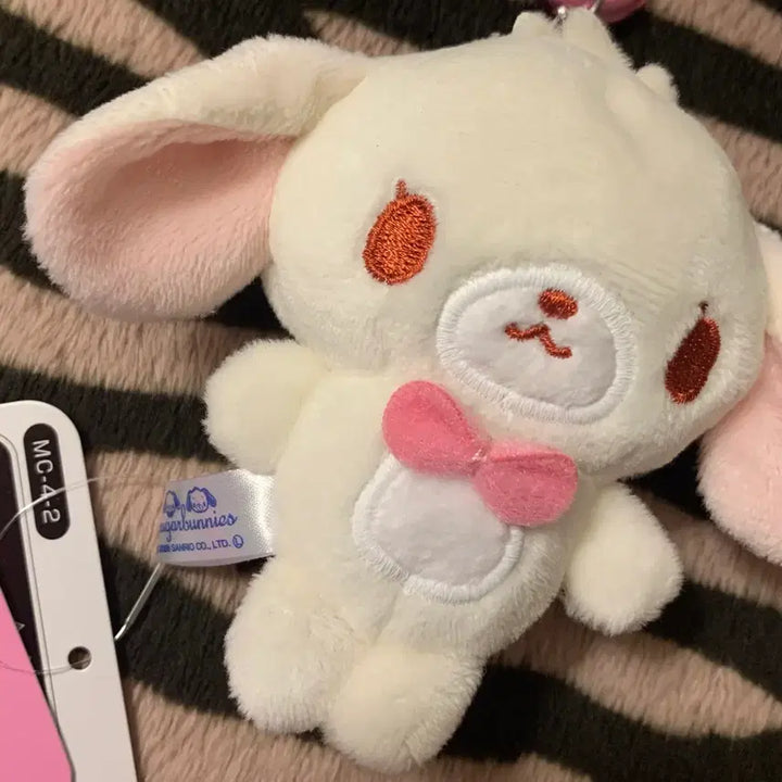 [BUNJANG] Sanrio Sugarbunnies Shirousa Carabiner Mini Mascot Keyring / 산리오 슈가바니즈 시로우사 카라비너 미니 마스코트 키링