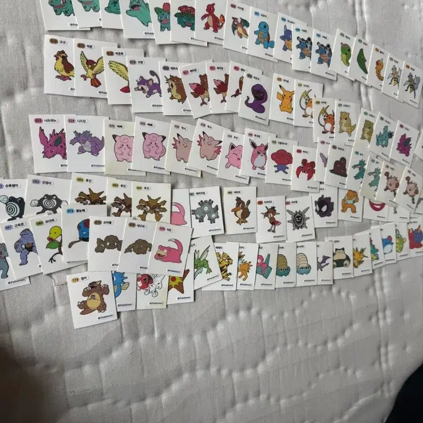 [BUNJANG] Pokemon Stickers Bundle Set / 포켓몬띠부씰(급처)