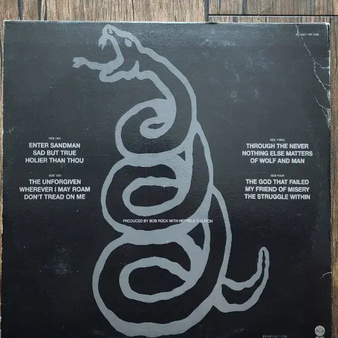 [BUNJANG] Metallica Metallica 1991 Black Album Vinyl Record / Metalica 91년 성음 ex++/ nm-,nm,nm,nm-