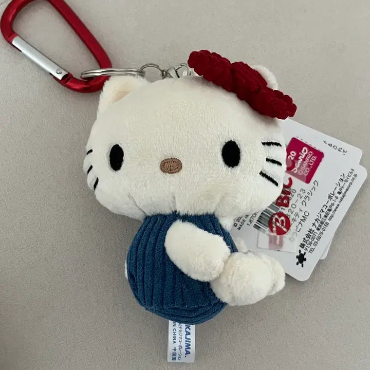 [BUNJANG] Hello Kitty Classic Carabiner Plush / 키티 클래식 카라비나 인형