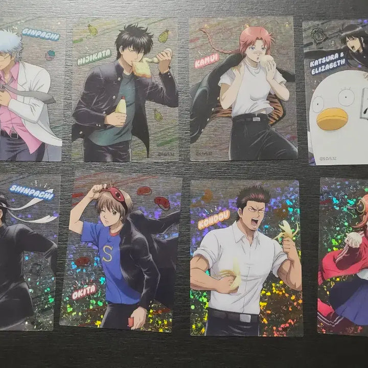 [BUNJANG] Gintama Character Card Bundle Set (8 Cards) / 은혼 카드 8장 (일괄)